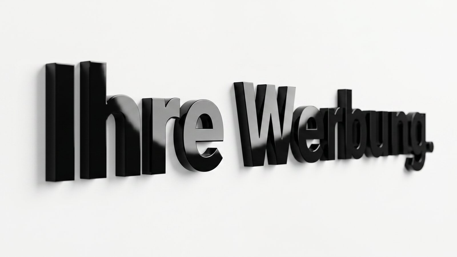 Laser-Buchstaben