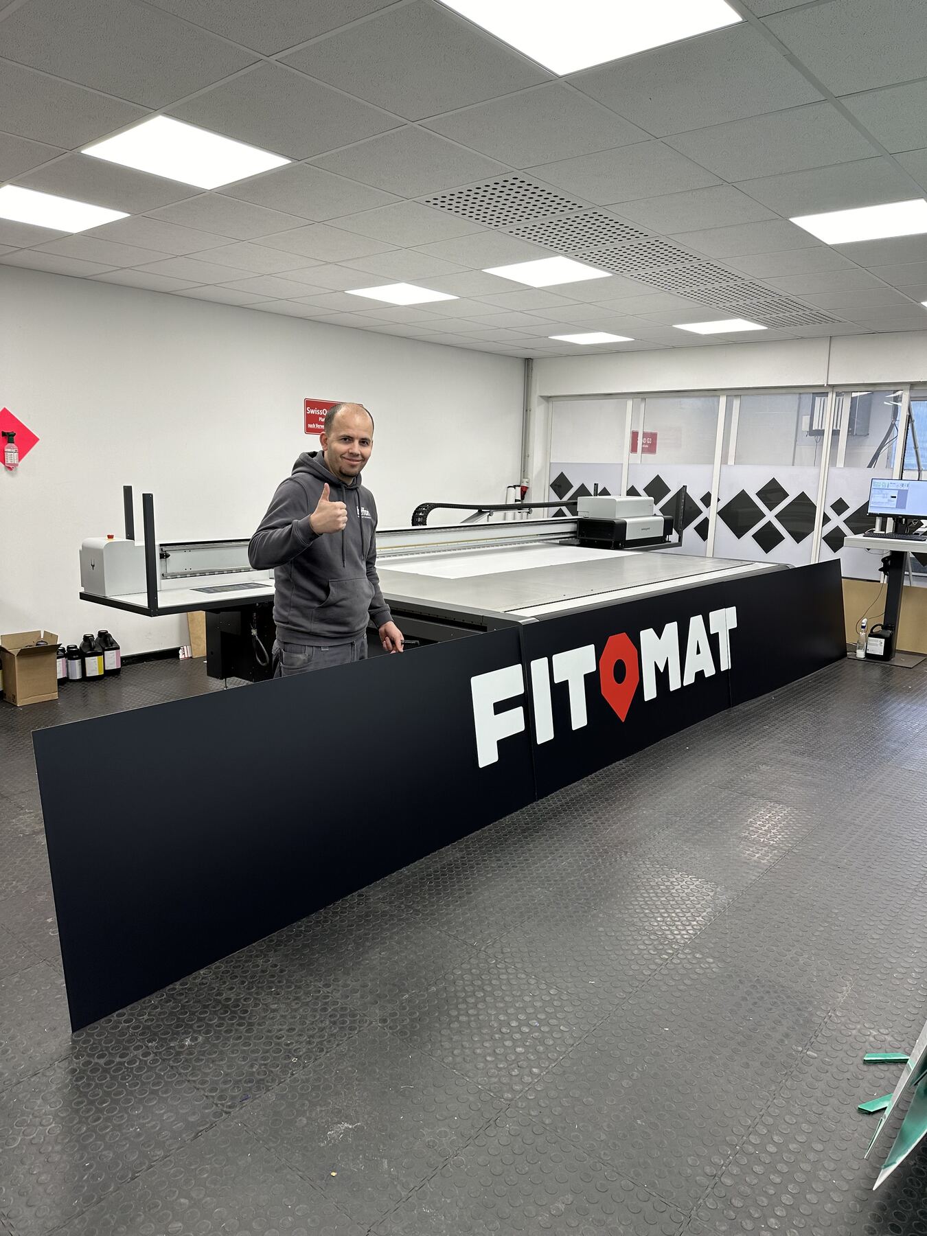 Plattendruck FITOMAT in der Produktion